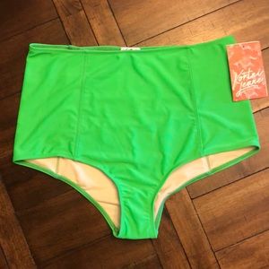 Kortni Jeane Kelly Green High Waist Bottoms
